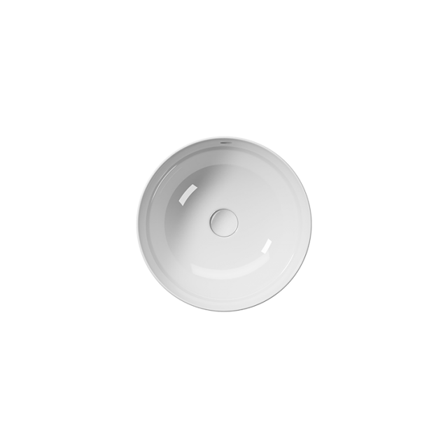 Lavabo da Appoggio Ceramica Pura GSI 885511-Bianco Lucido