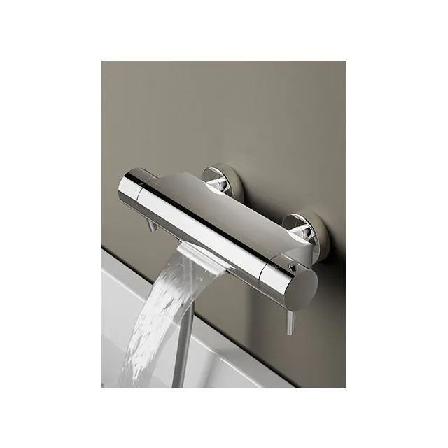 Miscelatore Vasca a Parete Hotbath Cobber B021-Hotbath Living: Brushed Brass