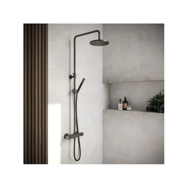 Colonna Doccia Hotbath Cobber SDS10-Hotbath Plated: Chrome