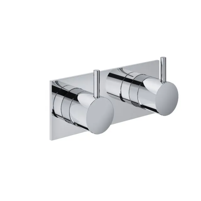 Miscelatore con Deviatore 2 Vie Doccia + Parte ad Incasso Hotbath Cobber CB029+HBCB029-Hotbath Plated: Brushed Nickel