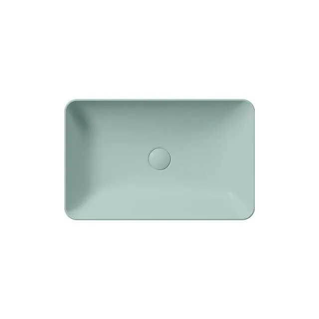 Lavabo da Appoggio Ceramica Nubes GSI 903611-Ghiaccio - GSI