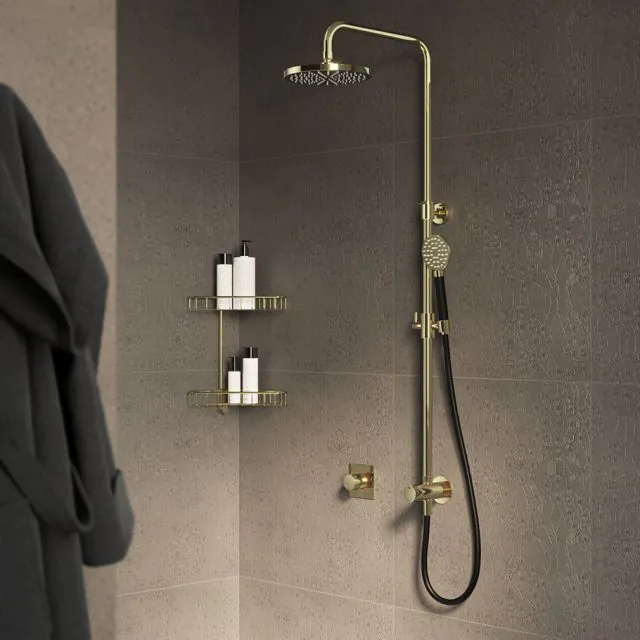 Colonna Doccia Hotbath Cobber M438-Hotbath Plated: Chrome