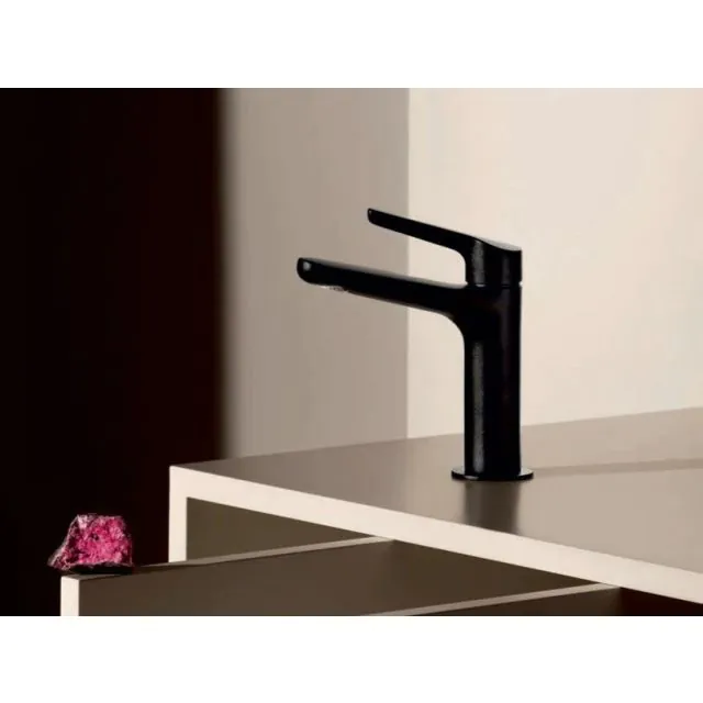 Miscelatore Monocomando Lavabo Zucchetti Medameda ZMM710-Zucchetti-Metal Black