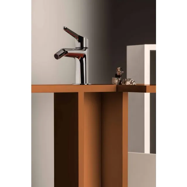 Miscelatore Monocomando Bidet Zucchetti Medameda ZMM387-Zucchetti-Nickel