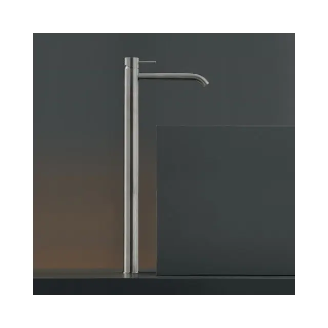 Miscelatore Monocomando Lavabo Milo360 CEA MIL16-MIL17-MIL18-MIL111-H 155 x P 155 mm-Acciaio Lucido