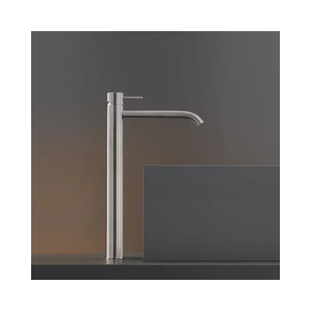 Miscelatore Monocomando Lavabo Milo360 CEA MIL16-MIL17-MIL18-MIL111-H 155 x P 155 mm-Acciaio Lucido