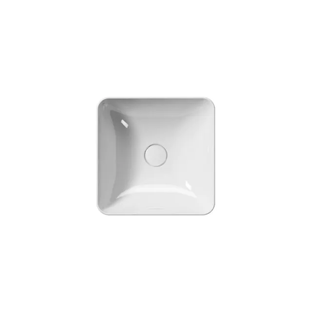 Lavabo da Appoggio Ceramica Nubes GSI 903811-Bianco Lucido
