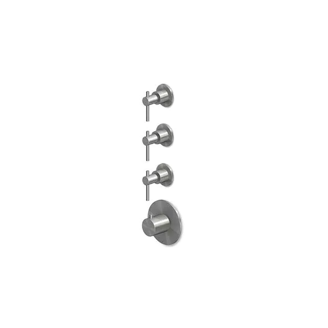 Miscelatore Termostatico Doccia Zucchetti Helm ZHL661.X-Zucchetti Brushed Stainless Steel